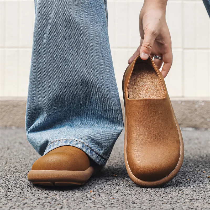 XIMO BULL Rubber Sole Slip Resistant Closed Toe Slippers Men's-2