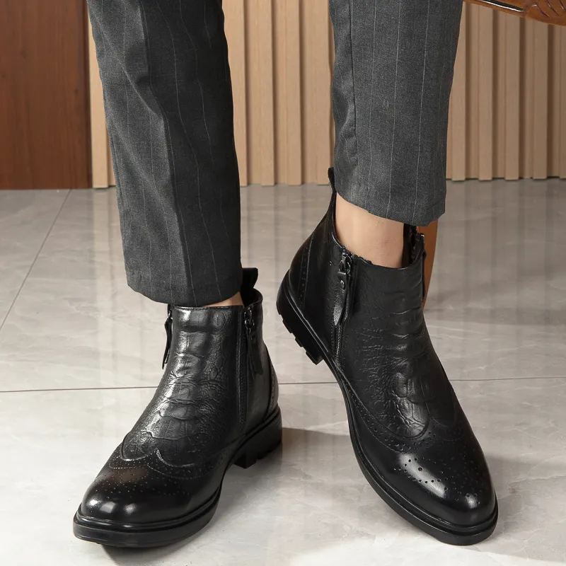 XIMO BULL Ankle Boots Unisex Black-2