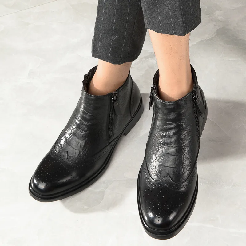 XIMO BULL Ankle Boots Unisex Black-7