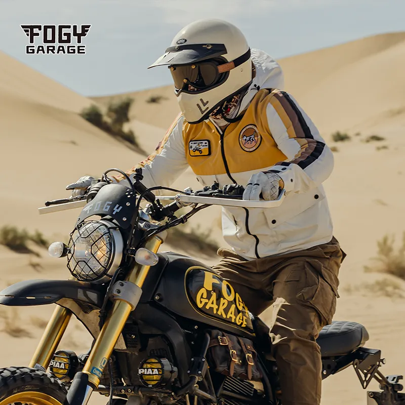 Flow Garage Unisex Biker Jacket Motorcycle Touring Commute Legend Jacket Cycling Clothing-2