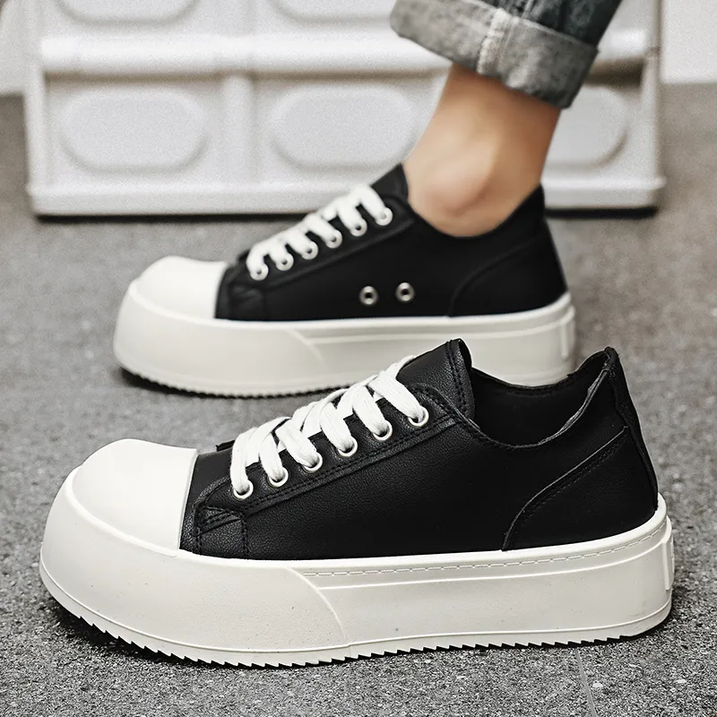 Grumpy Ram Slip Resistant And Abrasion Resistant Coverage Low Top Skateboard Shoes Unisex Black-2