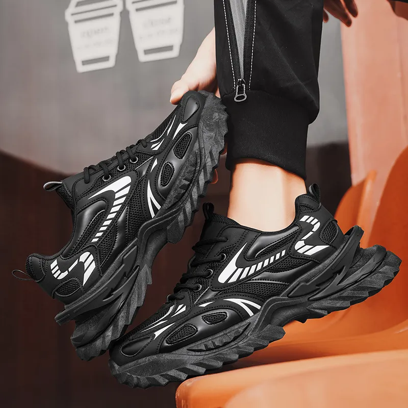 Grumpy Ram Breathable Height Increase Low Top Chunky Sneakers Men's-10