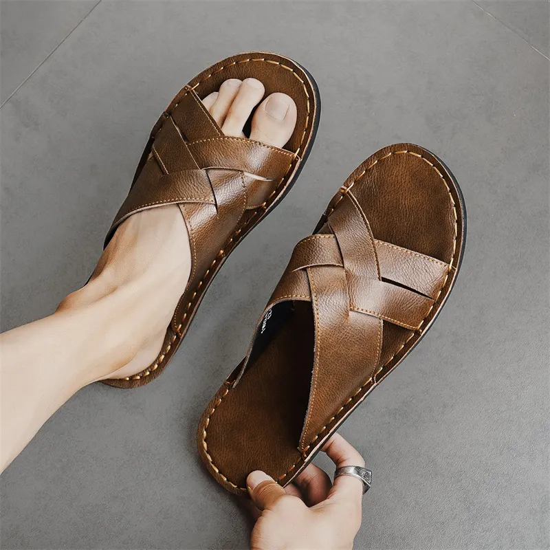 Grumpy Ram Slip Resistant Abrasion Resistant Slide Slippers Men's-11