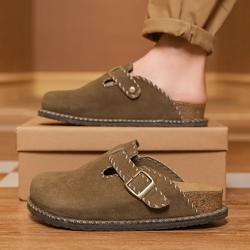 Grumpy Ram Abrasion Resistant Slip Resistant Closed Toe Slippers Unisex-8