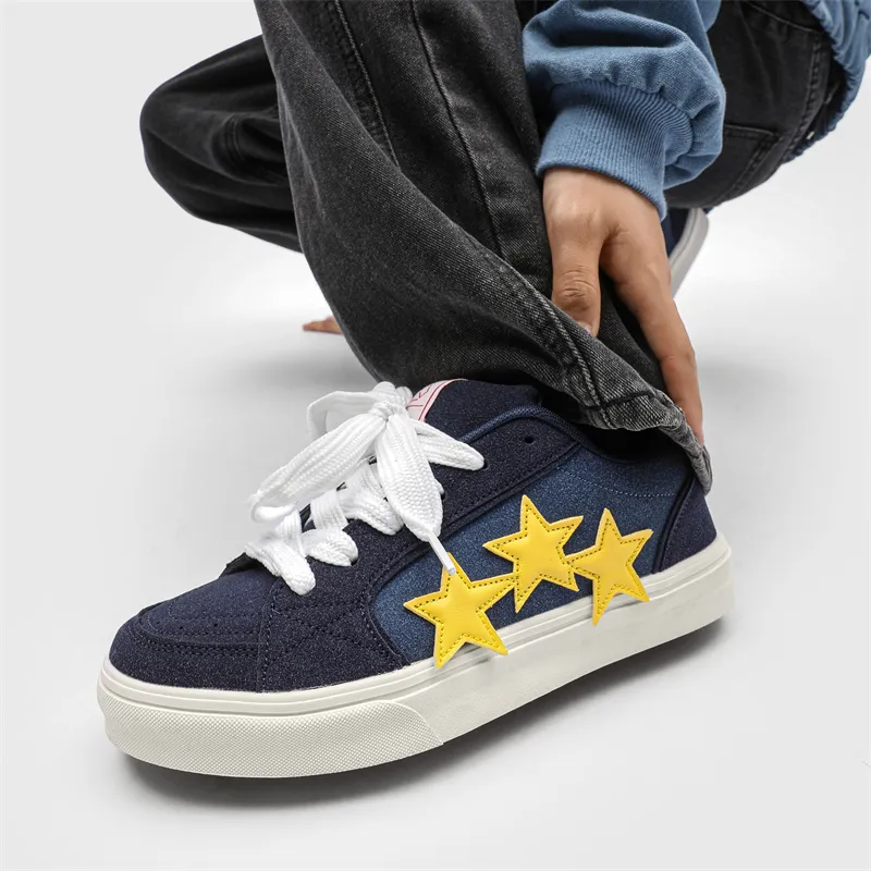Grumpy Ram Anti-Slip Wear-Resistant Low-Top Skateboard Shoes Unisex-12