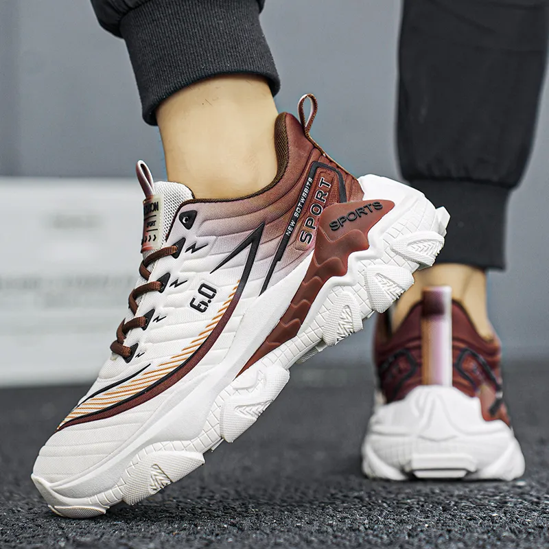 Grumpy Ram Breathable Lightweight Height Increasing Low Top Chunky Sneakers Unisex-7