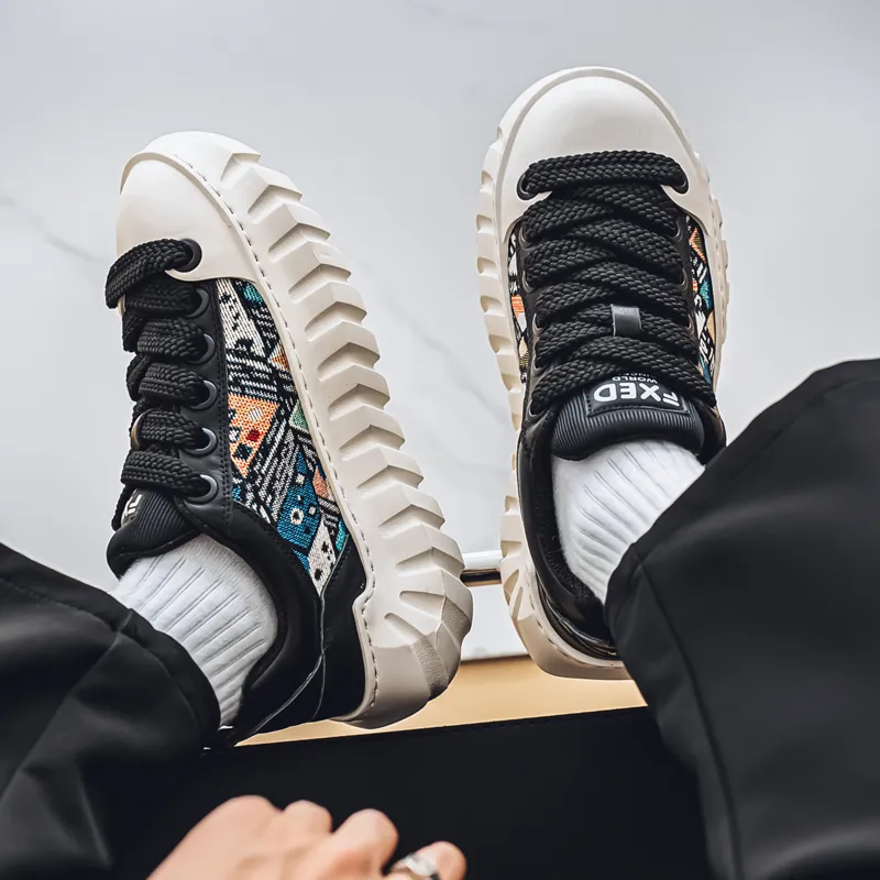 Grumpy Ram Breathable Height Increase Low Top Casual Shoes Men's-11