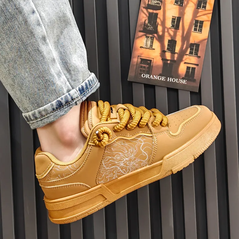 Grumpy Ram Anti Slip Wear Resistant Low Top Skateboard Shoes Men's-11