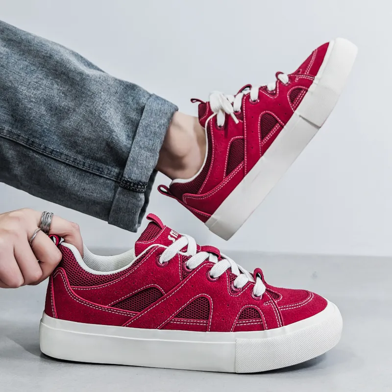 Grumpy Ram Lightweight Breathable And Wear-Resistant Low-Top Skateboard Shoes Men's-1