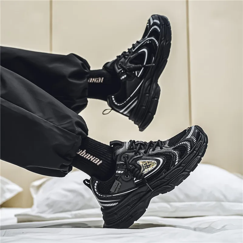 Grumpy Ram Breathable Height Increasing Abrasion Resistant Low Top Chunky Sneakers Men's-13