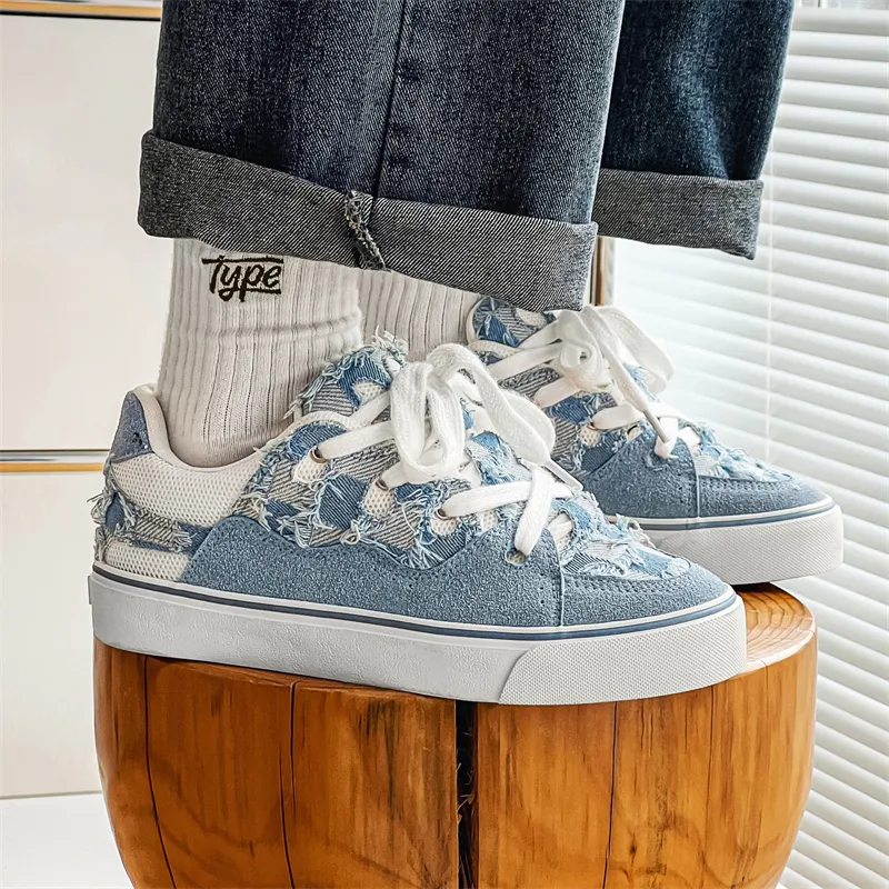 Grumpy Ram Abrasion Resistant Breathable Low Top Skateboard Shoes Unisex-5