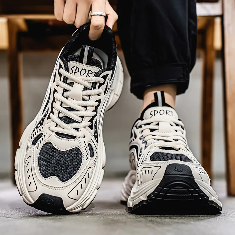 Grumpy Ram Anti Slip And Wear Resistant Height Increasing Low Top Chunky Sneakers Men's-9