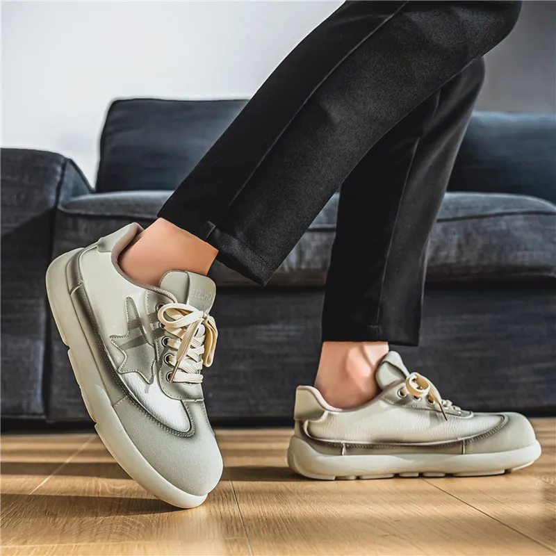Grumpy Ram Non-slip Wear-resistant Shock Absorption Low-Top Casual Shoes Men's-3