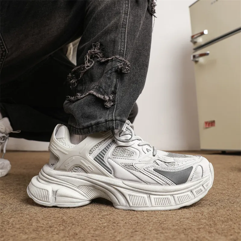 Grumpy Ram Slip Resistant, Abrasion Resistant, Breathable, Lightweight, Height Increasing Chunky Sneakers Unisex-2