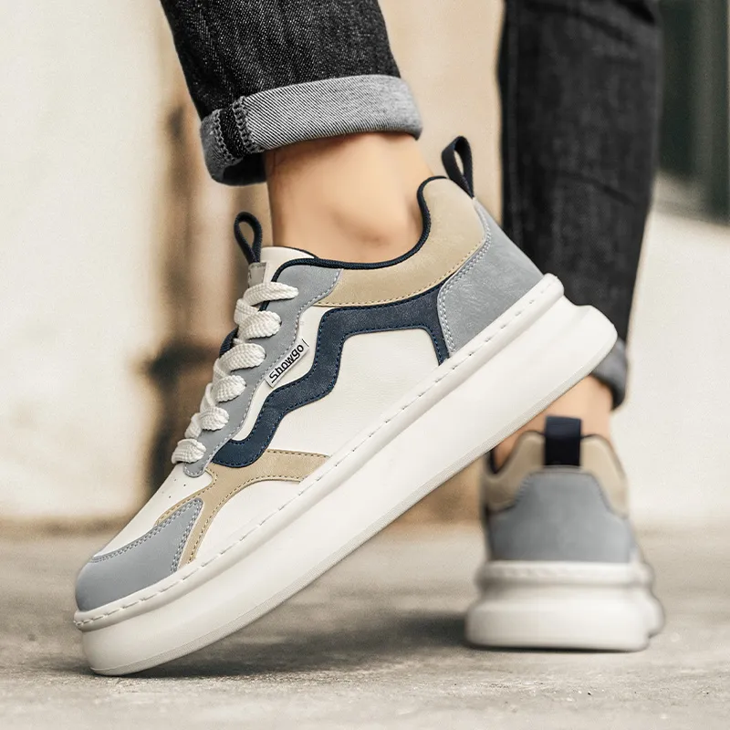Grumpy Ram Anti-Slip Wear-Resistant Low-Top Skateboard Shoes Men's-9