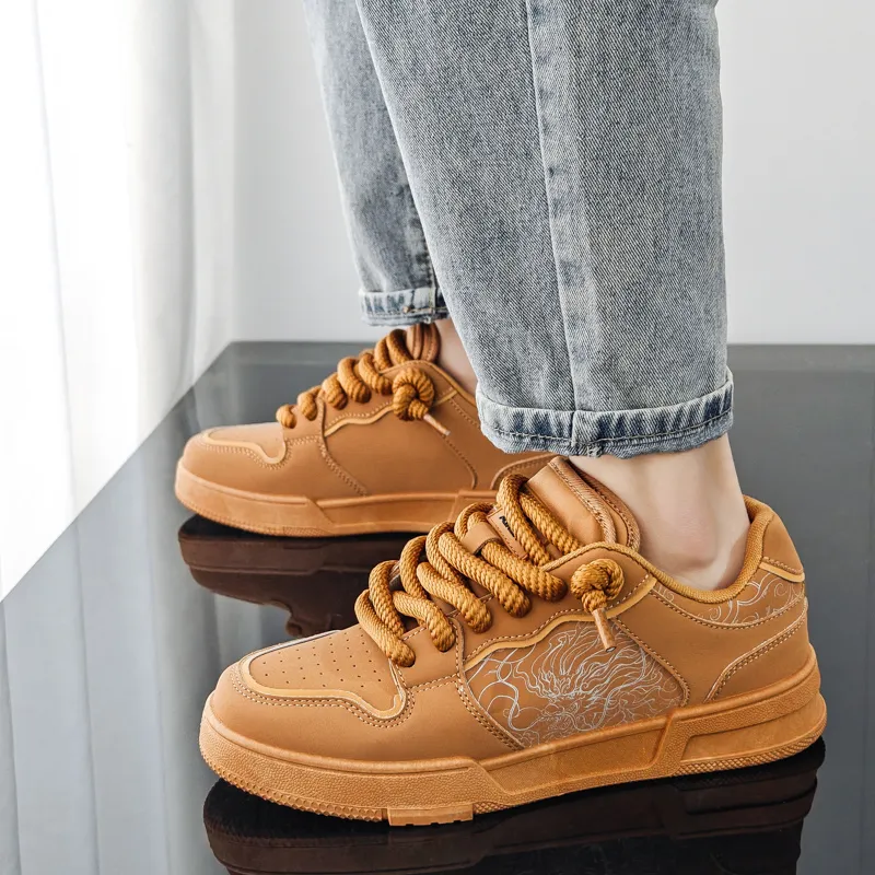 Grumpy Ram Anti Slip Wear Resistant Low Top Skateboard Shoes Men's-13