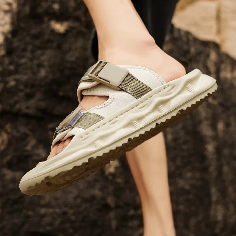 Grumpy Ram Slip Resistant Abrasion Resistant Slide Slippers Men's-13