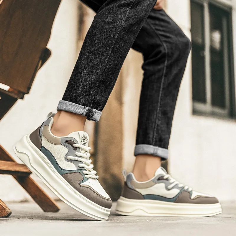 Grumpy Ram Anti-Slip Wear-Resistant Low-Top Skateboard Shoes Men's-5