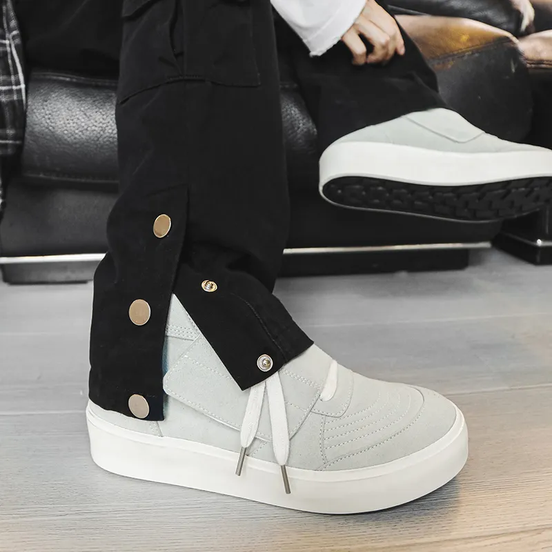 Grumpy Ram Anti-Slip Wear-Resistant High-Top Skateboard Shoes Men's-7