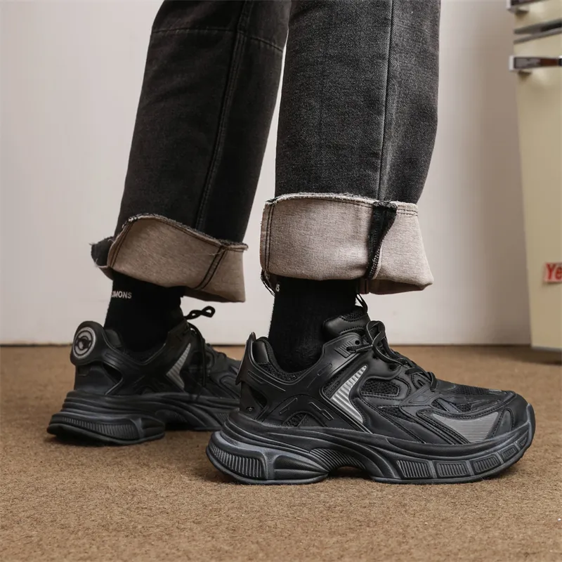 Grumpy Ram Slip Resistant, Abrasion Resistant, Breathable, Lightweight, Height Increasing Chunky Sneakers Unisex-8