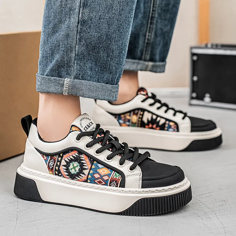 Grumpy Ram Anti-Slip And Wear-Resistant Breathable Low-Top Skateboard Shoes Men's-7