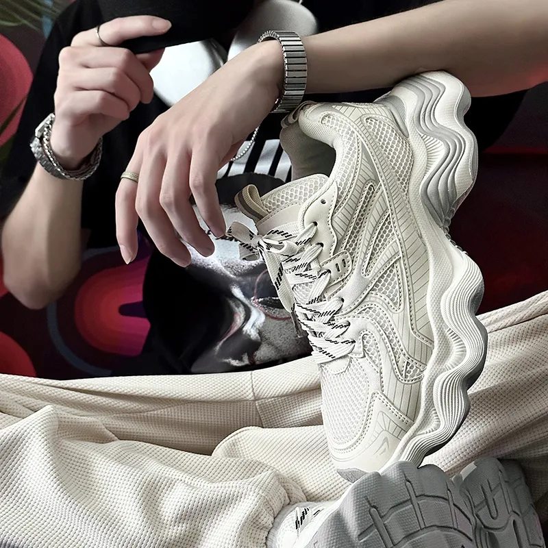 Grumpy Ram Anti-Slip And Wear-Resistant Breathable Low-Top Chunky Sneakers Men's-9