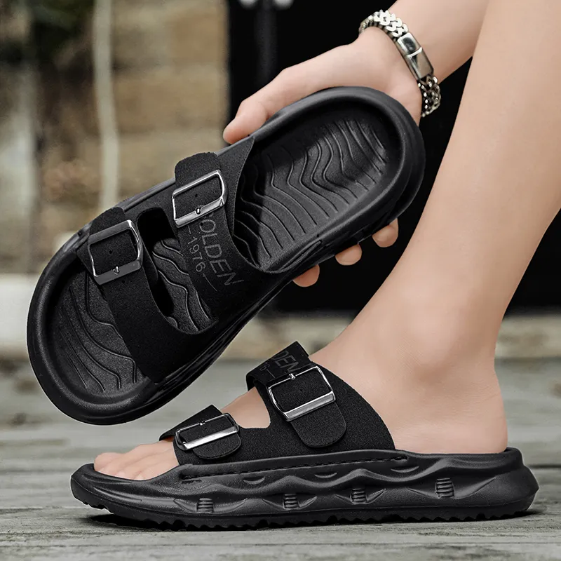 Grumpy Ram Slip Resistant Odor Resistant Abrasion Resistant Slide Slippers Men's-12