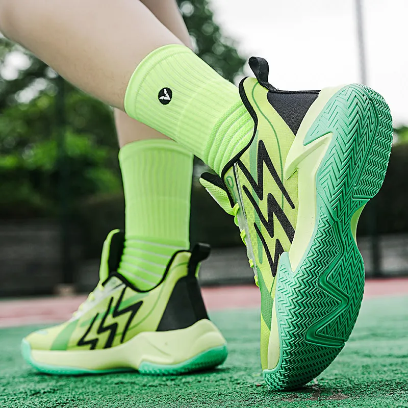 Grumpy Ram Cushioning Anti Slip And Wear Resistant Breathable Coverage High Top Basketball Shoes Unisex-11