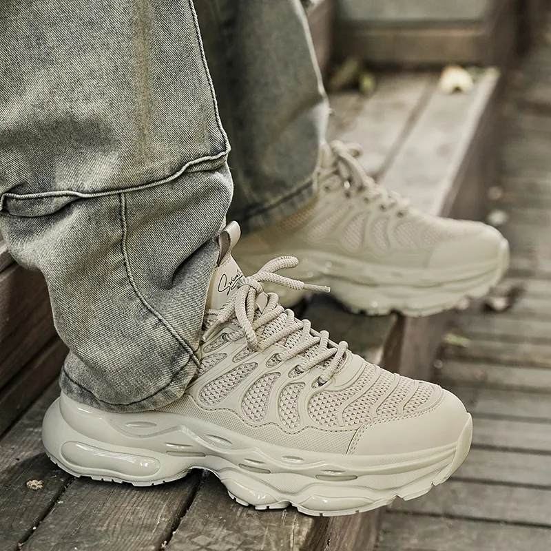 Grumpy Ram Slip Resistant, Breathable, Lightweight Low Top Chunky Sneakers Men's-5