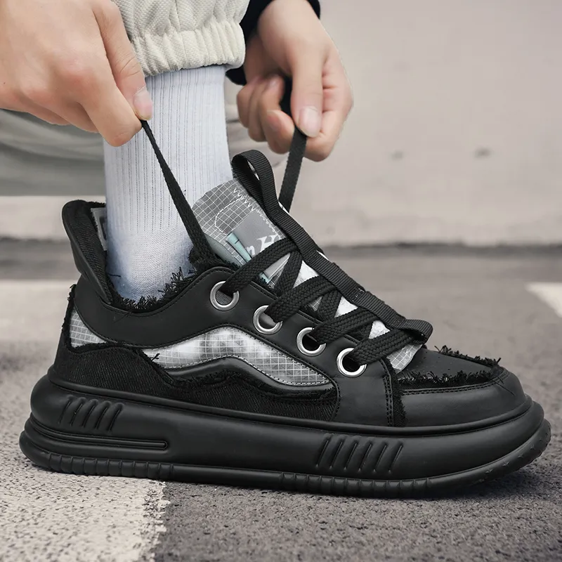 Grumpy Ram Anti-Slip And Wear-Resistant Breathable Low-Top Skateboard Shoes Men's-5