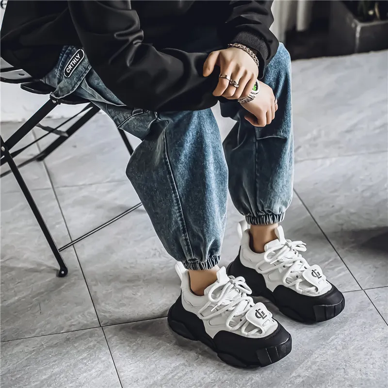 Grumpy Ram Anti-Slip Wear-Resistant Low-Top Chunky Sneakers Men's-3