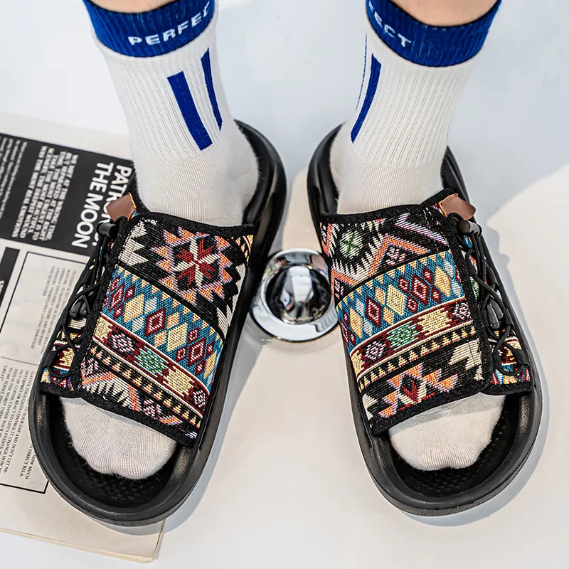 Grumpy Ram Slip Resistant Abrasion Resistant Slide Slippers Men's-6