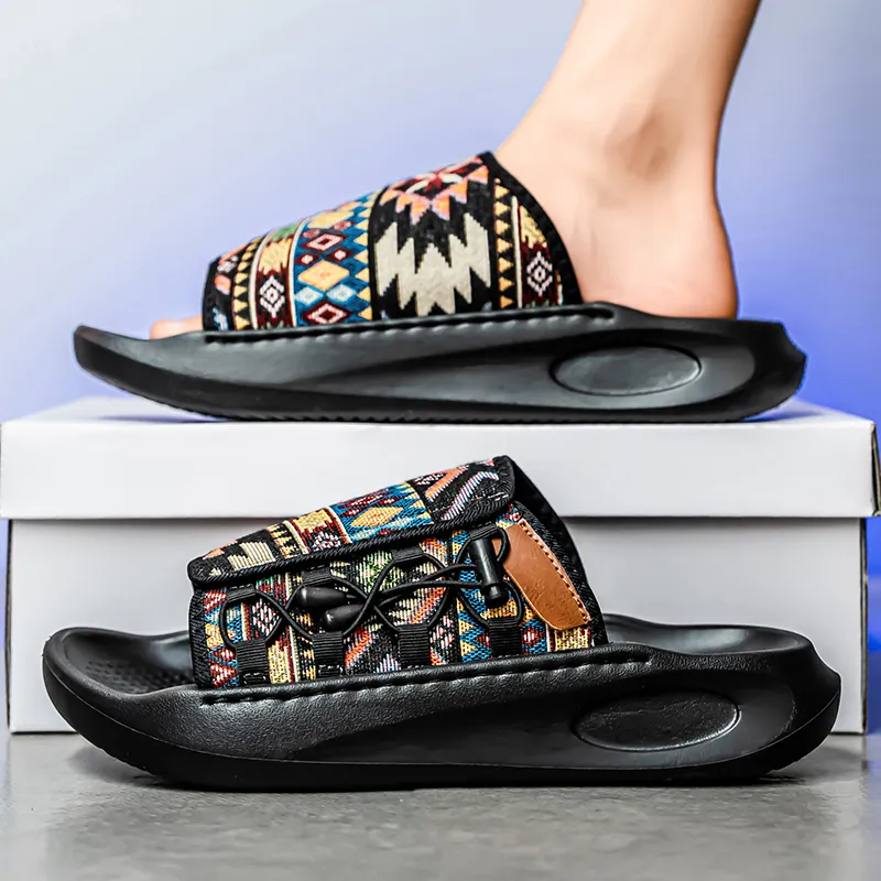 Grumpy Ram Slip Resistant Abrasion Resistant Slide Slippers Men's-3