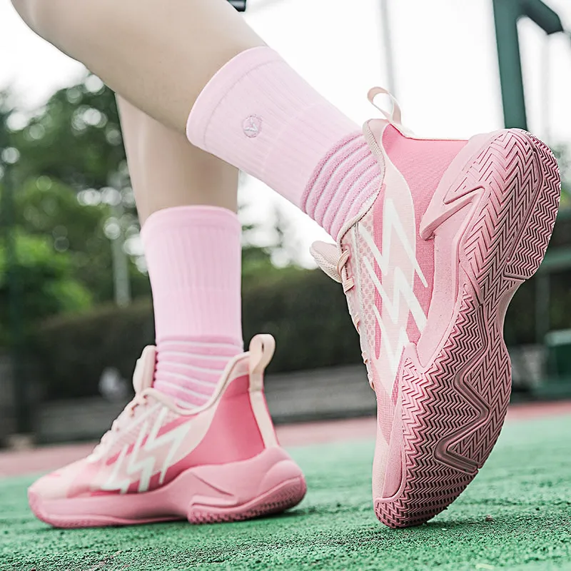 Grumpy Ram Cushioning Anti Slip And Wear Resistant Breathable Coverage High Top Basketball Shoes Unisex-2