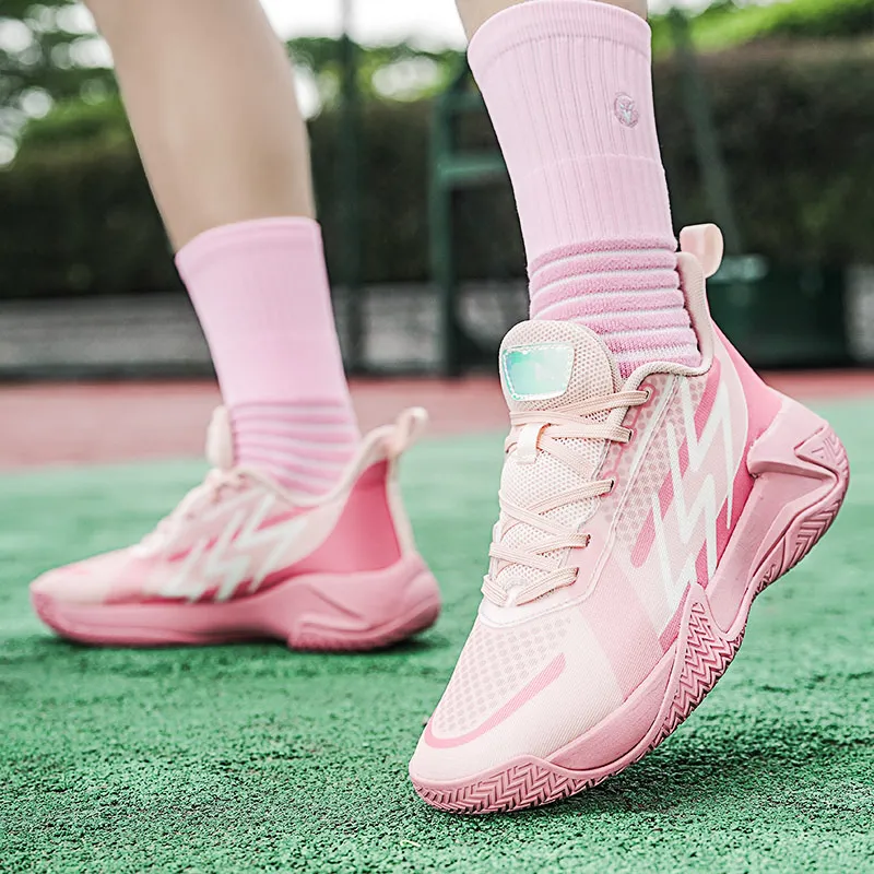 Grumpy Ram Cushioning Anti Slip And Wear Resistant Breathable Coverage High Top Basketball Shoes Unisex-3