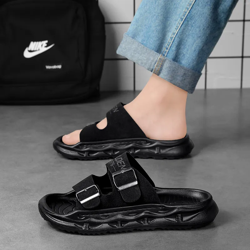 Grumpy Ram Slip Resistant Odor Resistant Abrasion Resistant Slide Slippers Men's-14