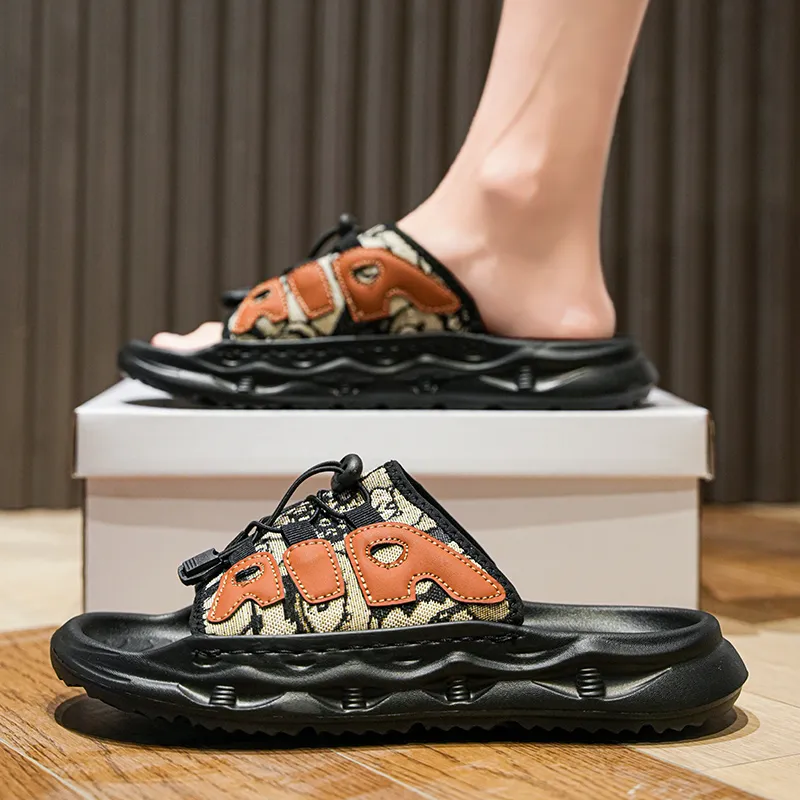 Grumpy Ram Slip Resistant Odor Resistant Abrasion Resistant Slide Slippers Men's-8