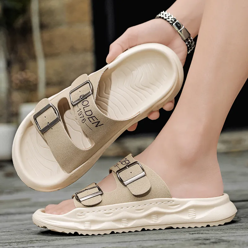 Grumpy Ram Slip Resistant Odor Resistant Abrasion Resistant Slide Slippers Men's-2