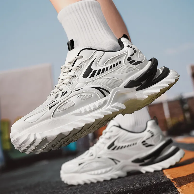 Grumpy Ram Breathable Height Increase Low Top Chunky Sneakers Men's-19