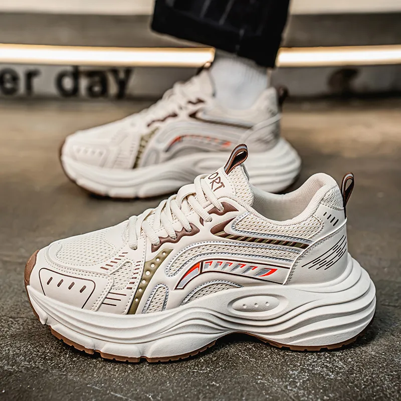 Grumpy Ram Anti Slip And Wear Resistant Height Increasing Low Top Chunky Sneakers Men's-11