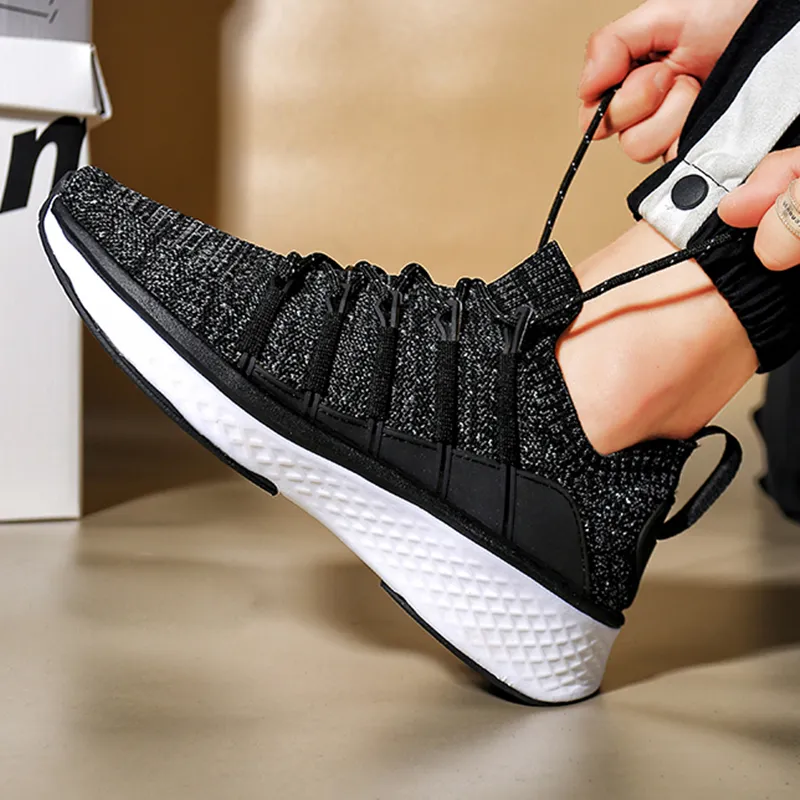 Grumpy Ram Slip Resistant Breathable Lightweight Low Top Casual Running Shoes Men's-2