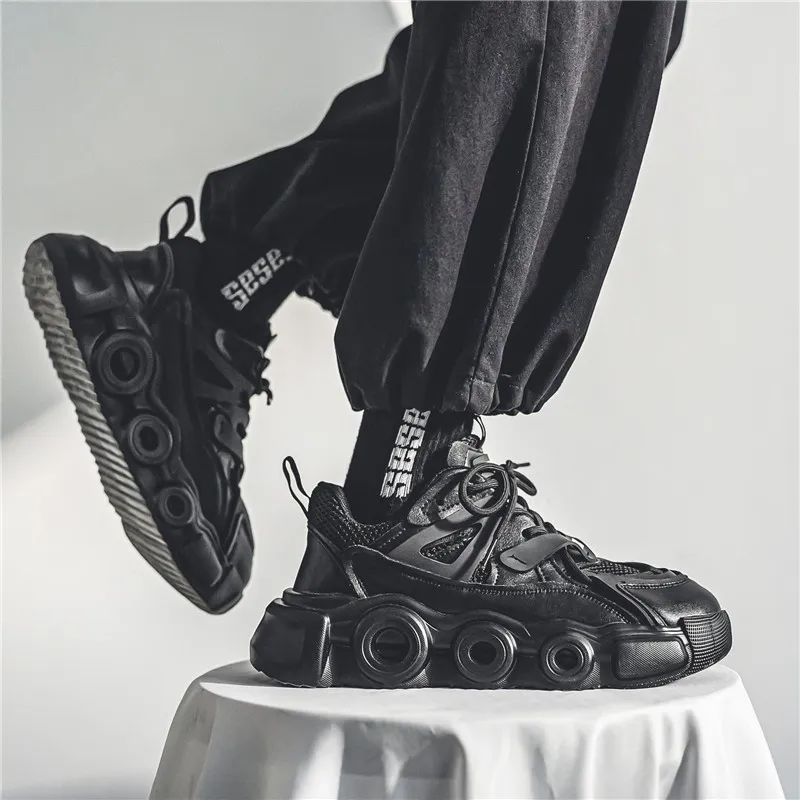 Grumpy Ram Anti Slip And Wear Resistant Breathable Low Top Chunky Sneakers Men's-6