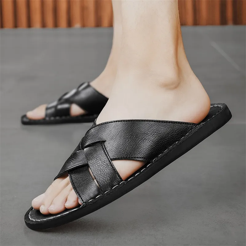 Grumpy Ram Slip Resistant Abrasion Resistant Slide Slippers Men's-3
