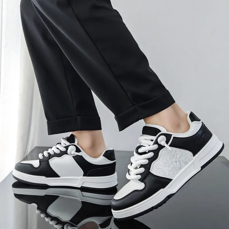 Grumpy Ram Anti Slip Wear Resistant Low Top Skateboard Shoes Men's-3