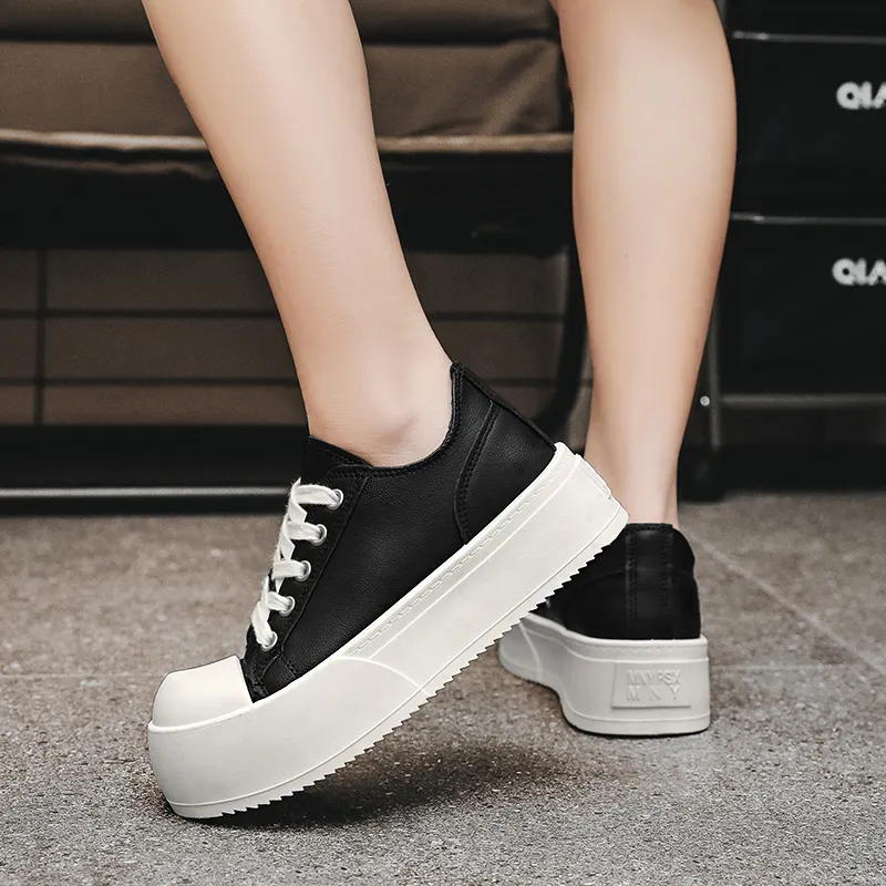 Grumpy Ram Slip Resistant And Abrasion Resistant Coverage Low Top Skateboard Shoes Unisex Black-5