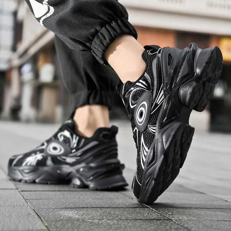 Grumpy Ram Anti Slip Wear Resistant Breathable Height Increasing Low Top Chunky Sneakers Men's-9