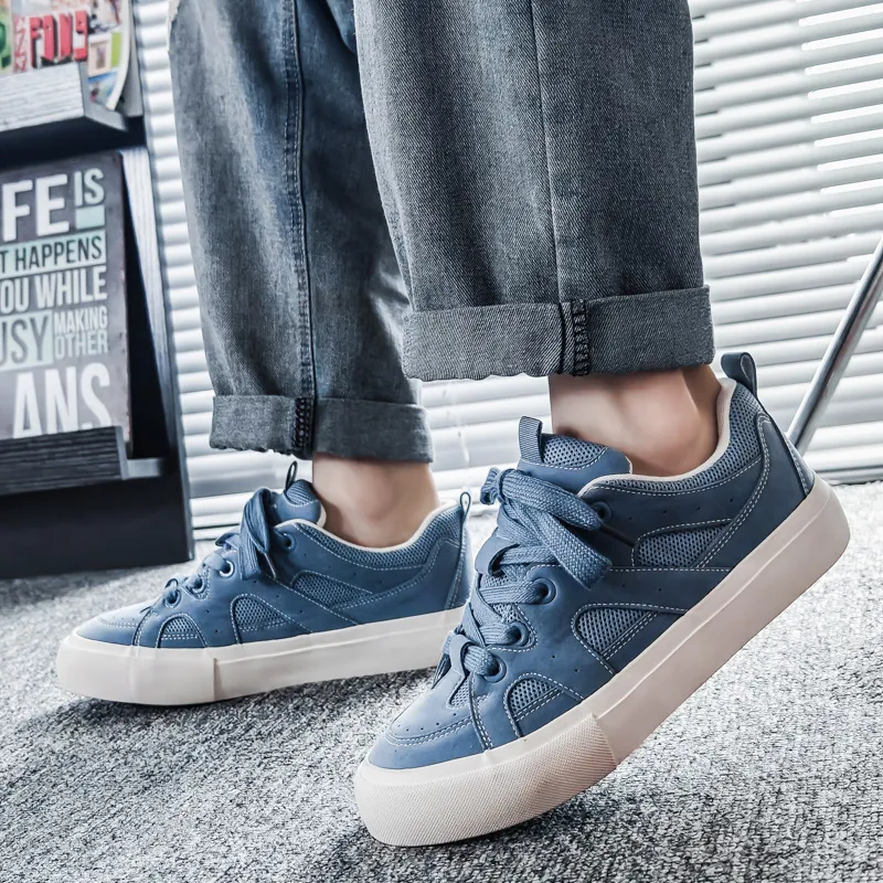 Grumpy Ram Lightweight Breathable And Wear-Resistant Low-Top Skateboard Shoes Men's-7