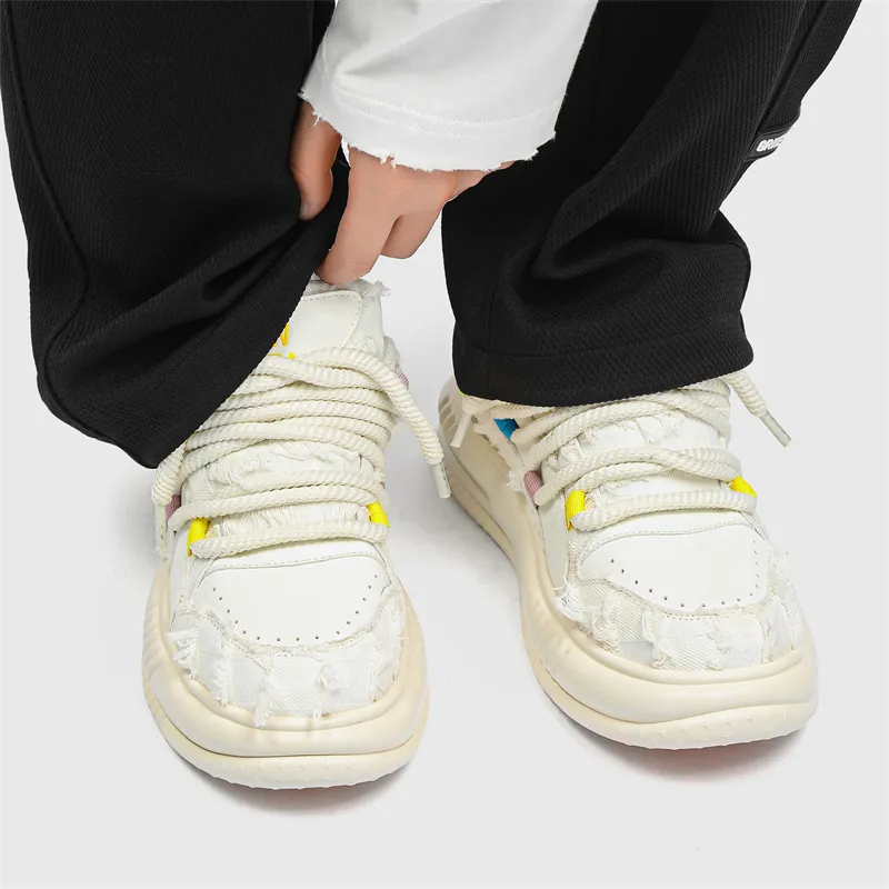 Grumpy Ram Anti-Slip Wear-Resistant Low-Top Skateboard Shoes Men's-14