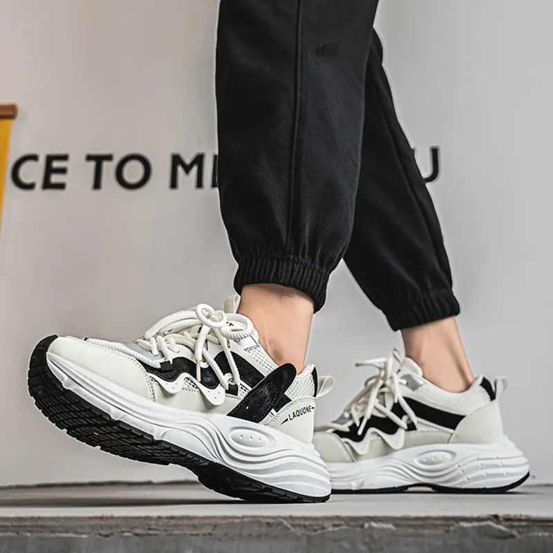 Grumpy Ram Breathable Lightweight Height Increasing Low Top Chunky Sneakers Men's-3