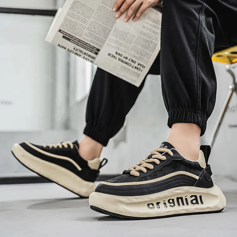 Grumpy Ram Anti-Slip Wear-Resistant Low-Top Chunky Sneakers Men's-3